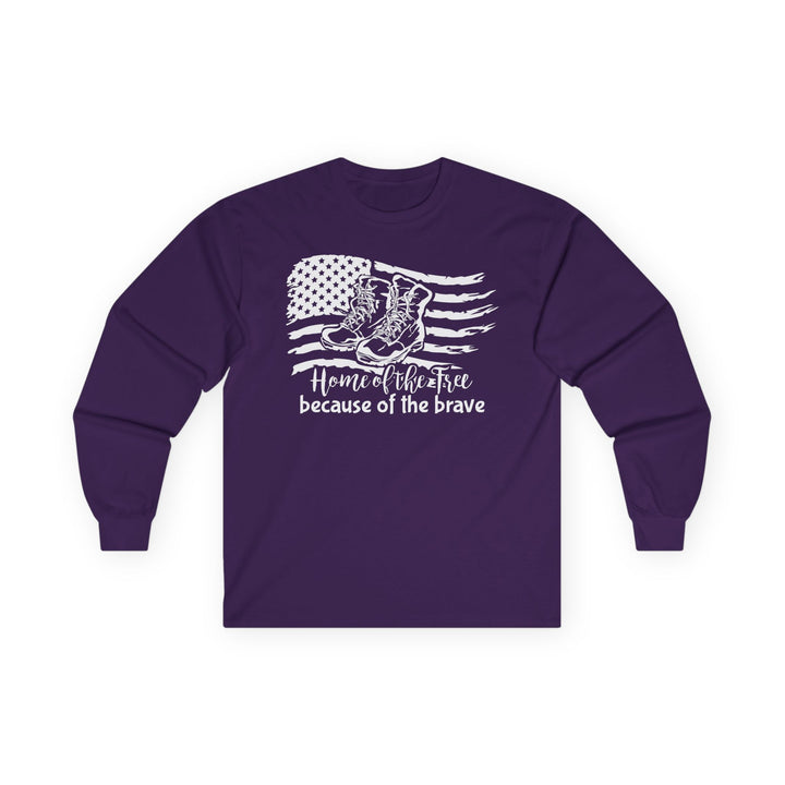 Home Of The Free - Unisex Ultra Cotton Long Sleeve Tee
