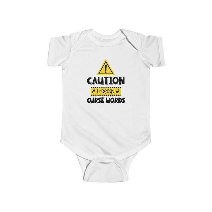 Caution - Infant Fine Jersey Bodysuit