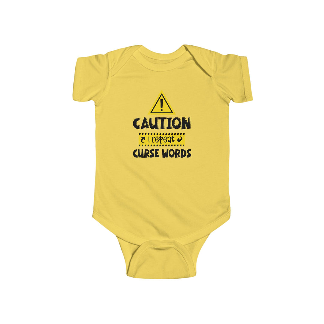 Caution - Infant Fine Jersey Bodysuit