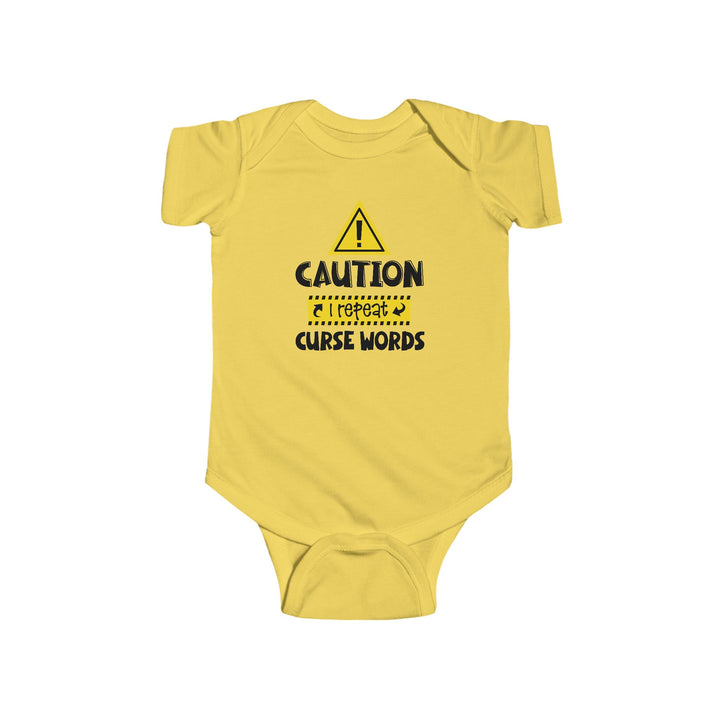 Caution - Infant Fine Jersey Bodysuit