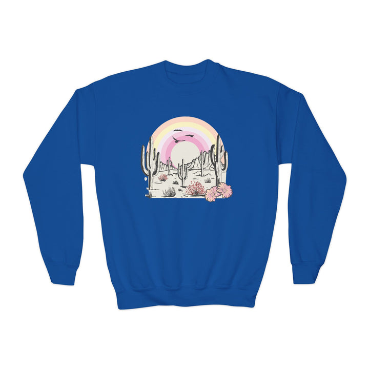 Desert Rainbow - Youth Crewneck Sweatshirt