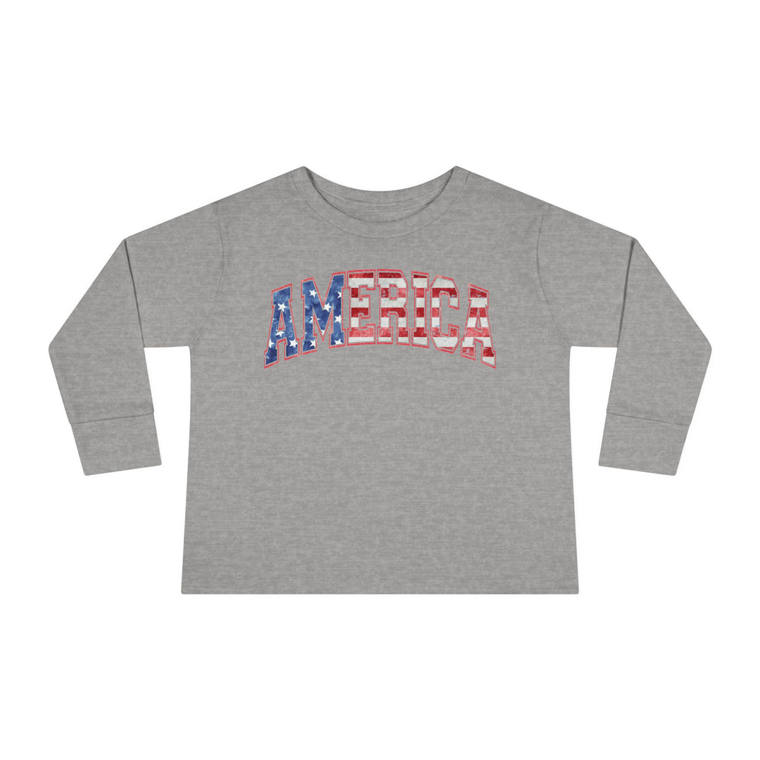 America - Toddler Long Sleeve Tee