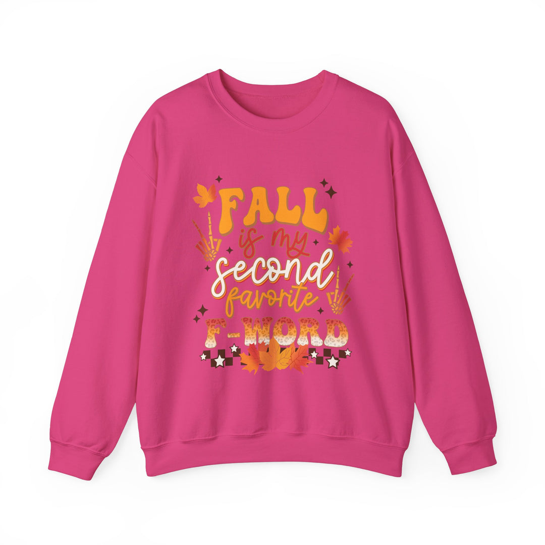 Fall Is My Second Favorite F Word - Unisex Heavy Blend™ Crewneck Sweatshirt