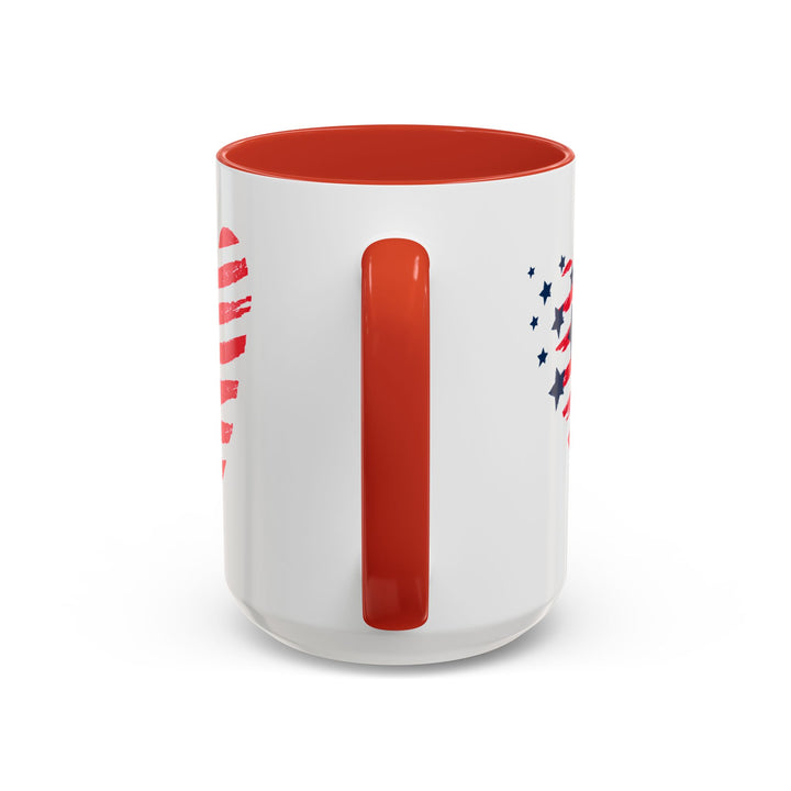 American Heart - Accent Coffee Mug (11, 15oz)