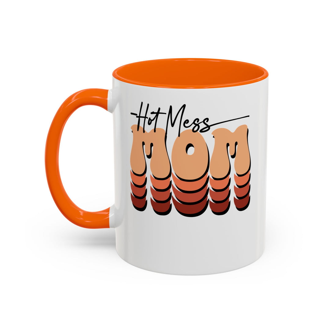 Hot Mess Mom - Accent Coffee Mug (11, 15oz)