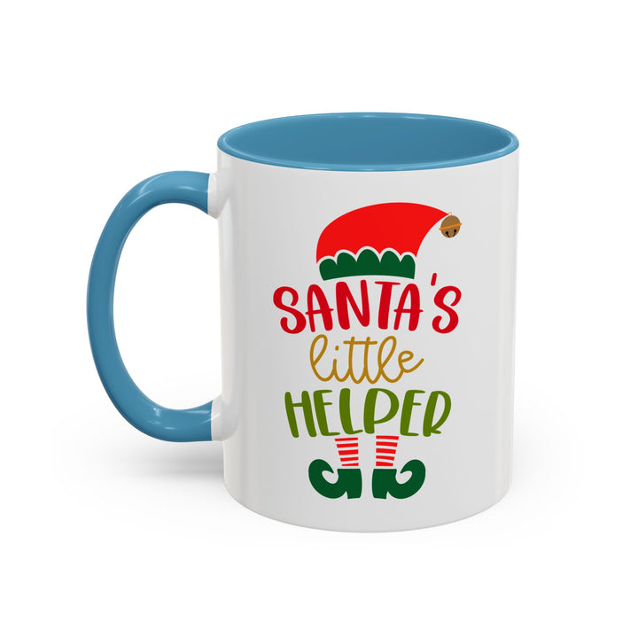 Santa's Little Helper - Accent Coffee Mug (11, 15oz)