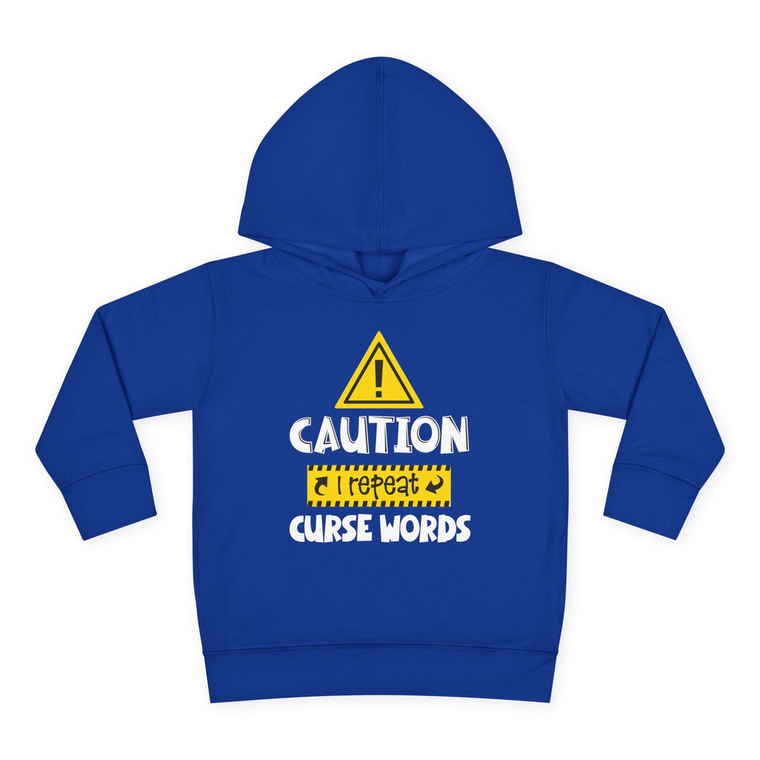 Caution - Toddler Pullover Fleece Hoodie