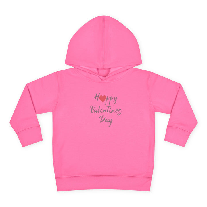 Happy Valentines Day - Toddler Pullover Fleece Hoodie