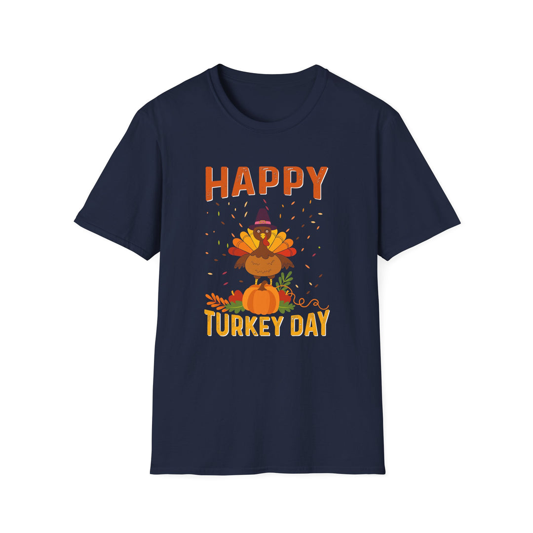 Happy Turkey Day - Unisex Softstyle T-Shirt