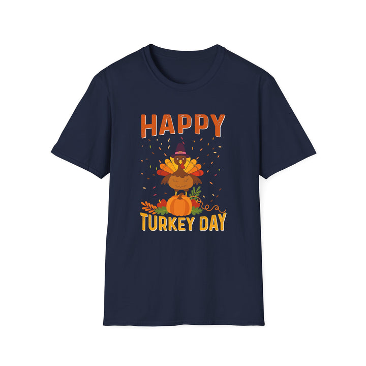 Happy Turkey Day - Unisex Softstyle T-Shirt
