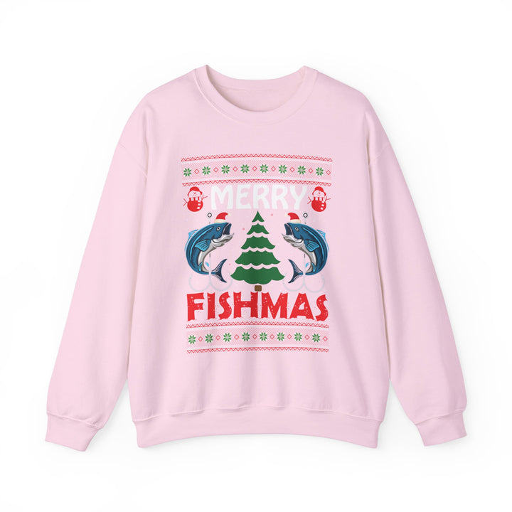 Merry Fishmas - Unisex Heavy Blend™ Crewneck Sweatshirt