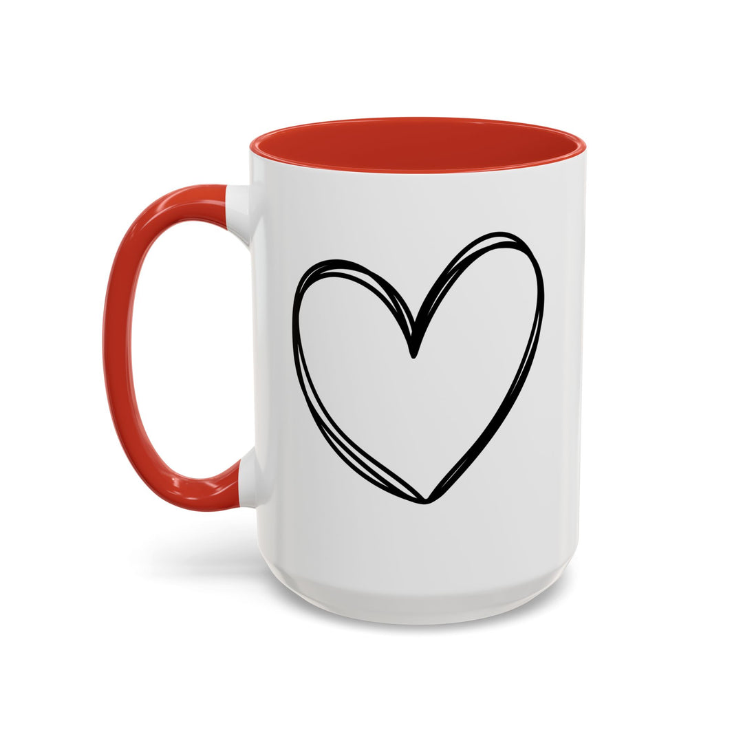 Heart - Accent Coffee Mug (11, 15oz)