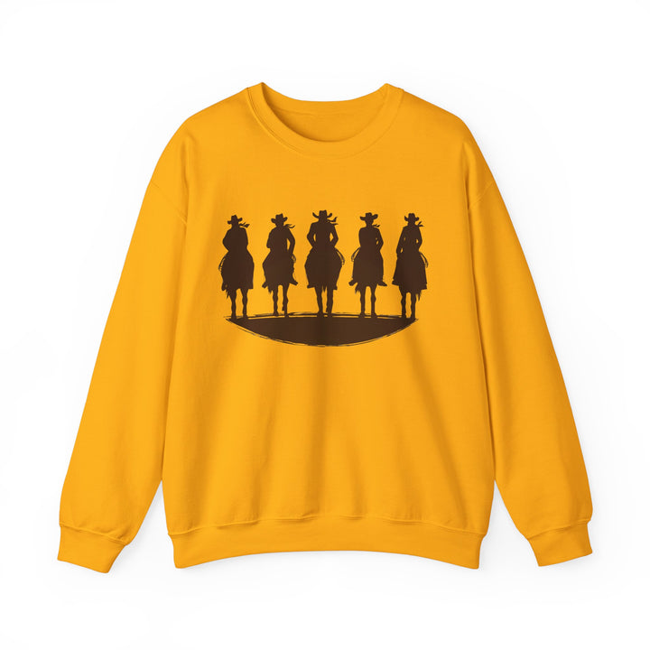 Cowboy Silhouette - Unisex Heavy Blend™ Crewneck Sweatshirt