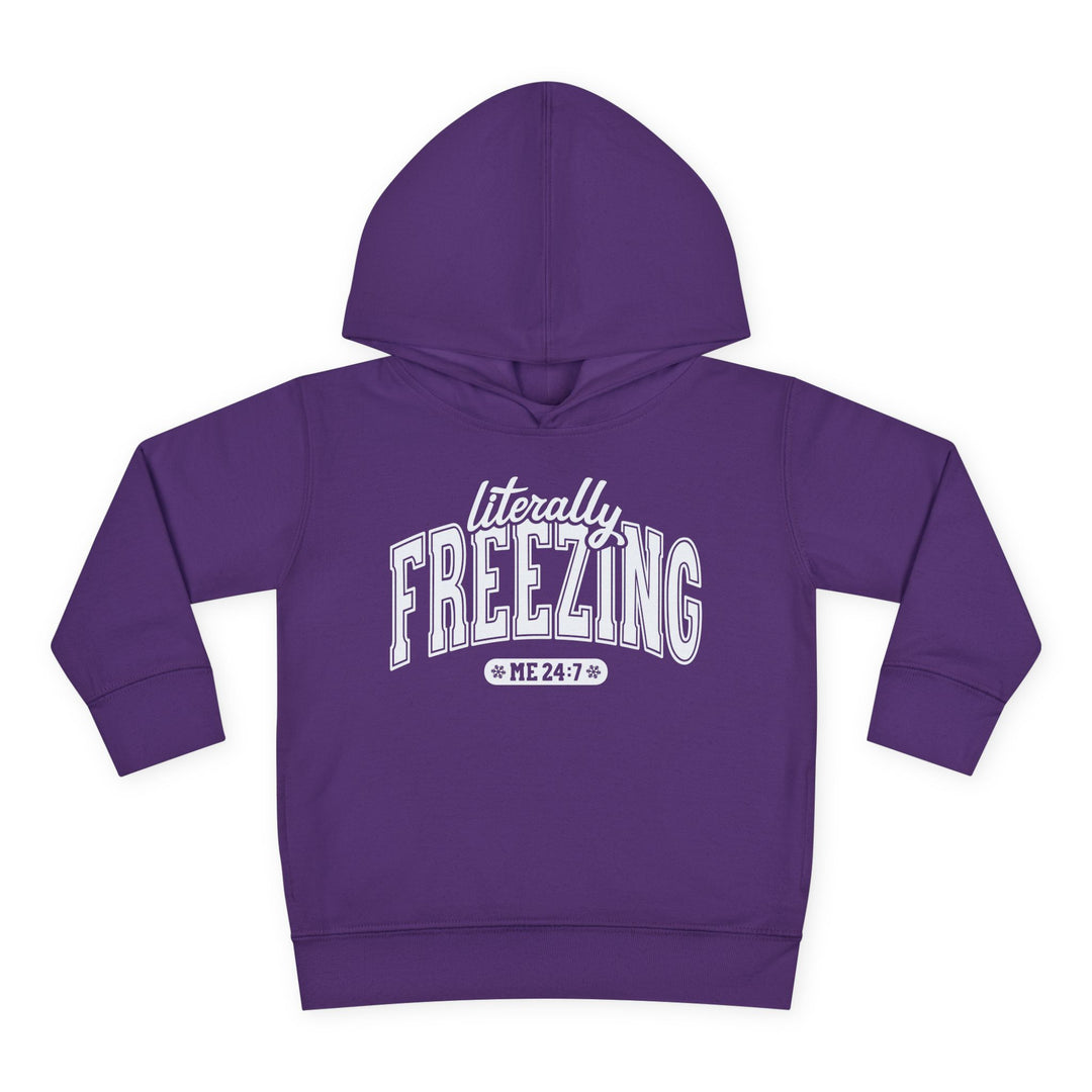 Literally Freezing - Toddler Pullover Fleece Hoodie