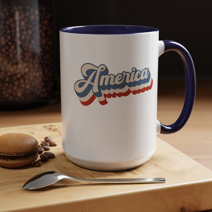 Retro America - Accent Coffee Mug (11, 15oz)
