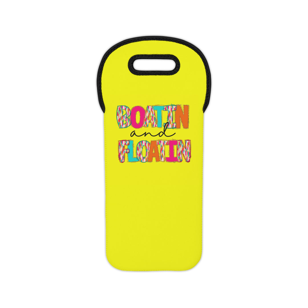 Boatin & Floatin - Wine Tote Bag