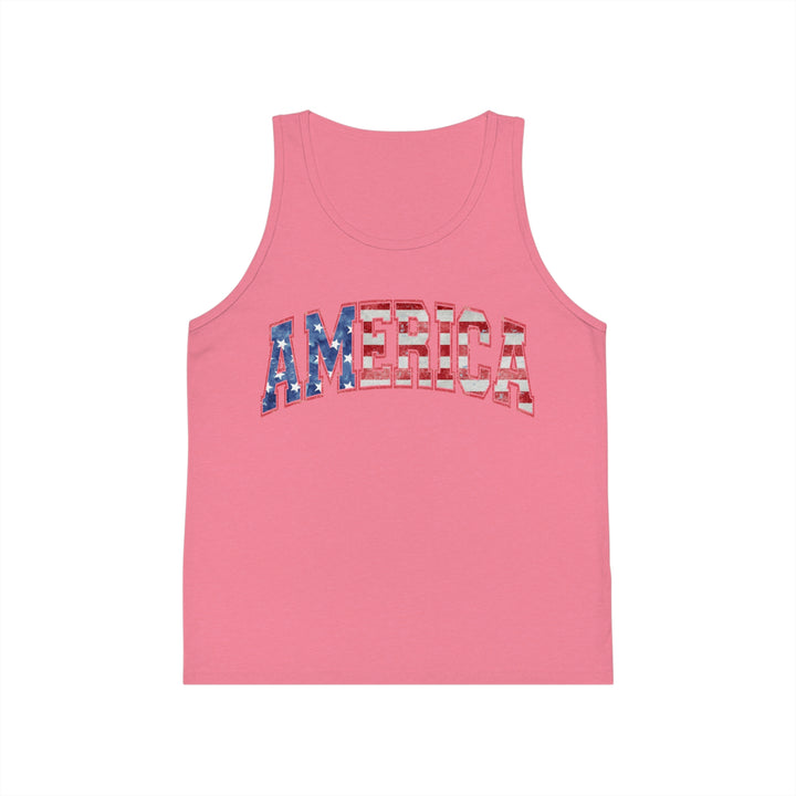 America - Kid's Jersey Tank Top