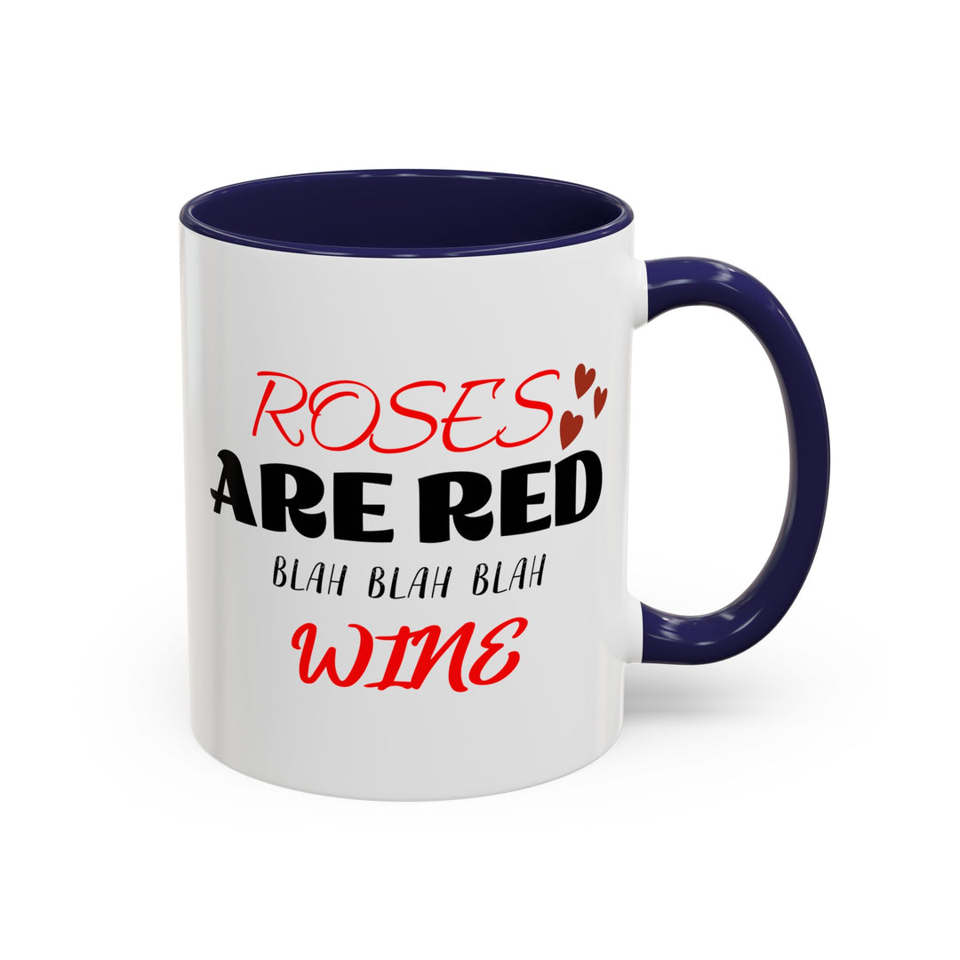 Blah Blah Blah Wine - Accent Coffee Mug (11, 15oz)