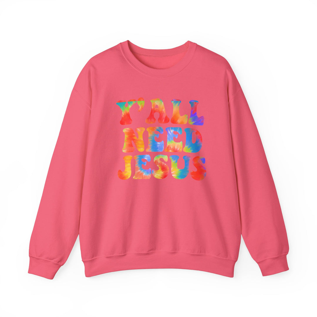 Y'All Need Jesus - Unisex Heavy Blend™ Crewneck Sweatshirt