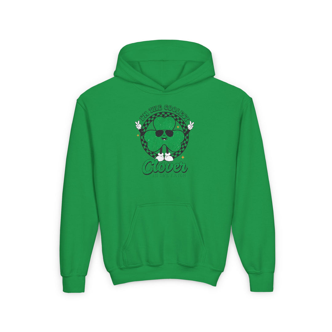 Coolest Clover - Youth Heavy Blend Hooded Sweatshirt