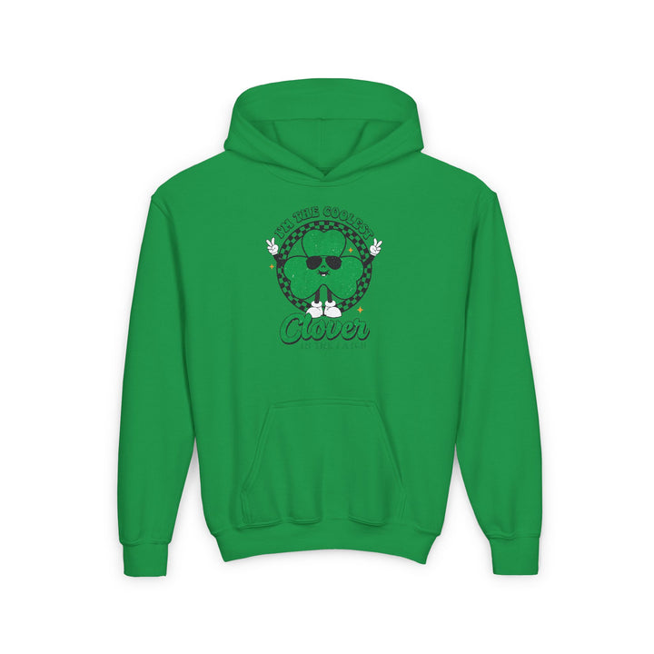 Coolest Clover - Youth Heavy Blend Hooded Sweatshirt
