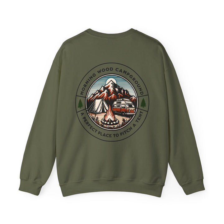 Morning Wood Campground - Unisex Heavy Blend™ Crewneck Sweatshirt