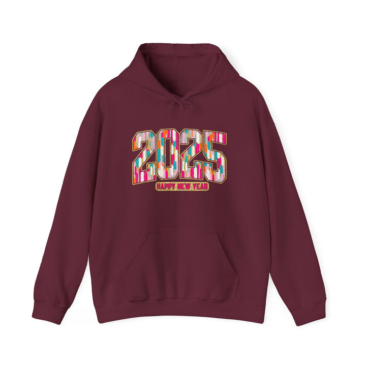 2025 Happy New Year - Unisex Heavy Blend™ Hooded Sweatshirt