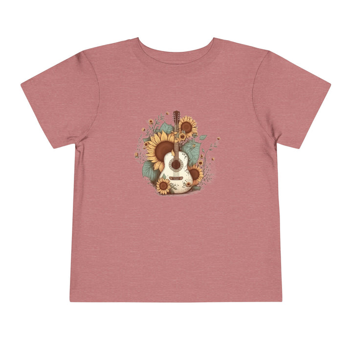 Sunflower Guitar - Toddler Short Sleeve Tee