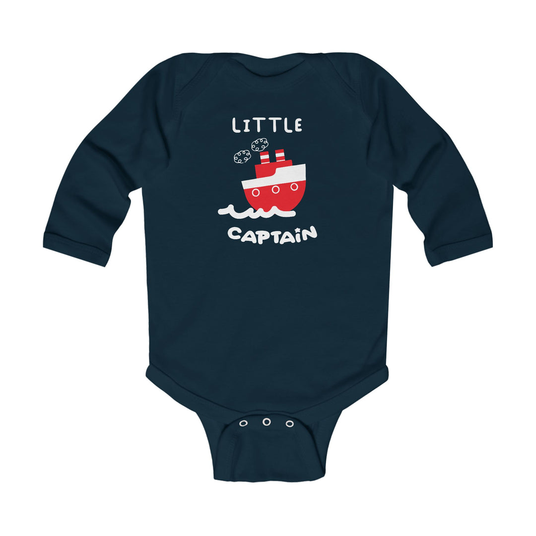 Little Captain - Infant Long Sleeve Bodysuit