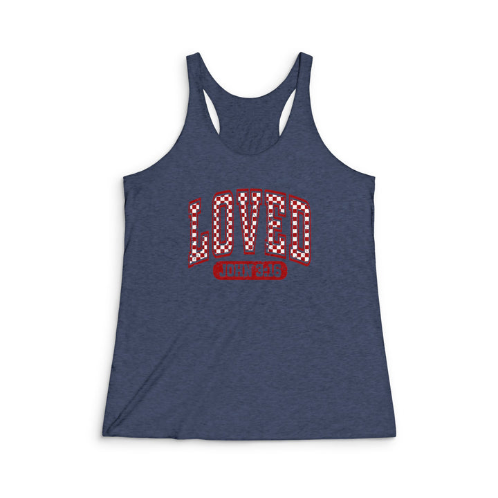 John 3:16 - Women's Tri-Blend Racerback Tank
