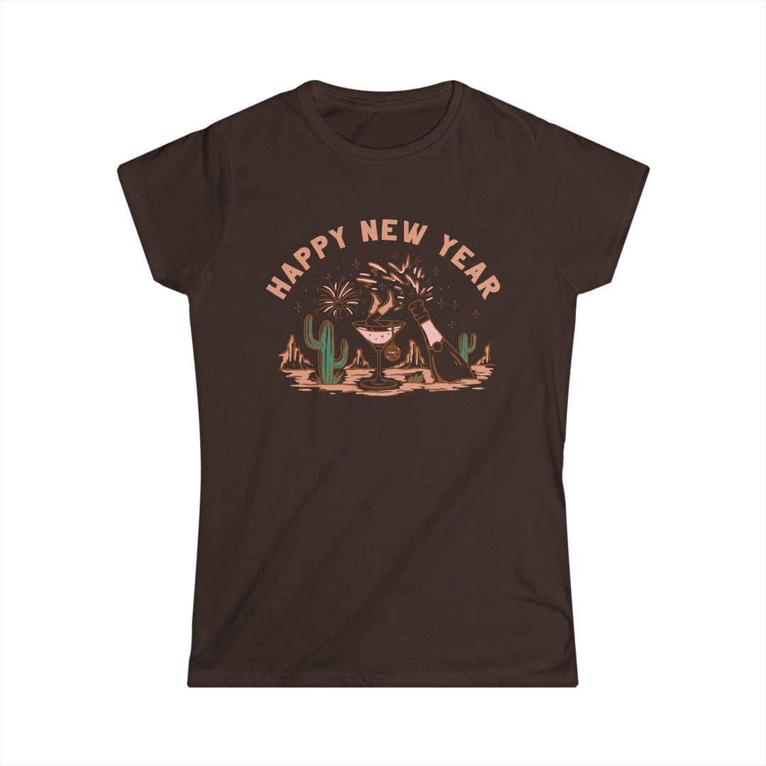 Happy New Year Desert - Women's Softstyle Tee