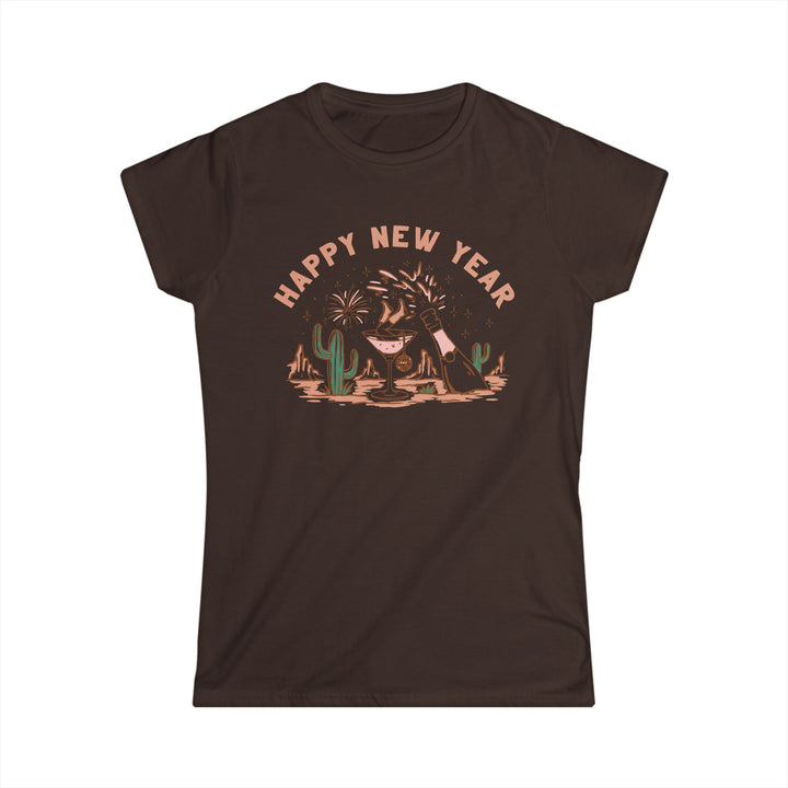 Happy New Year Desert - Women's Softstyle Tee