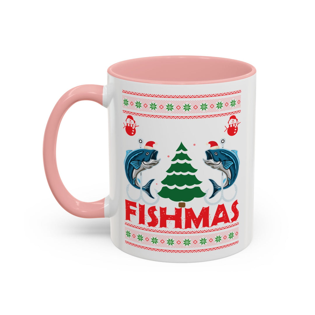 Merry Fishmas - Accent Coffee Mug (11, 15oz)