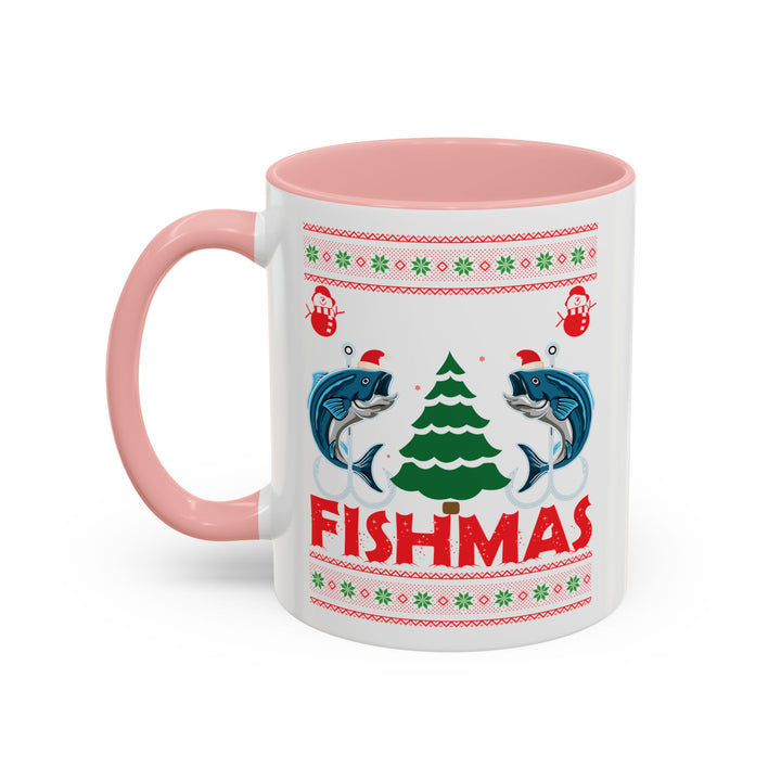 Merry Fishmas - Accent Coffee Mug (11, 15oz)