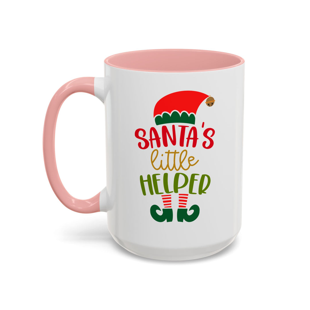 Santa's Little Helper - Accent Coffee Mug (11, 15oz)
