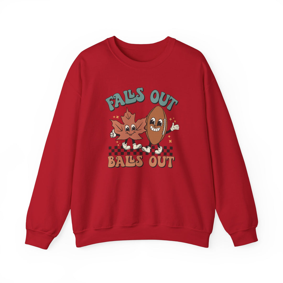 Falls Out Balls Out - Unisex Heavy Blend™ Crewneck Sweatshirt