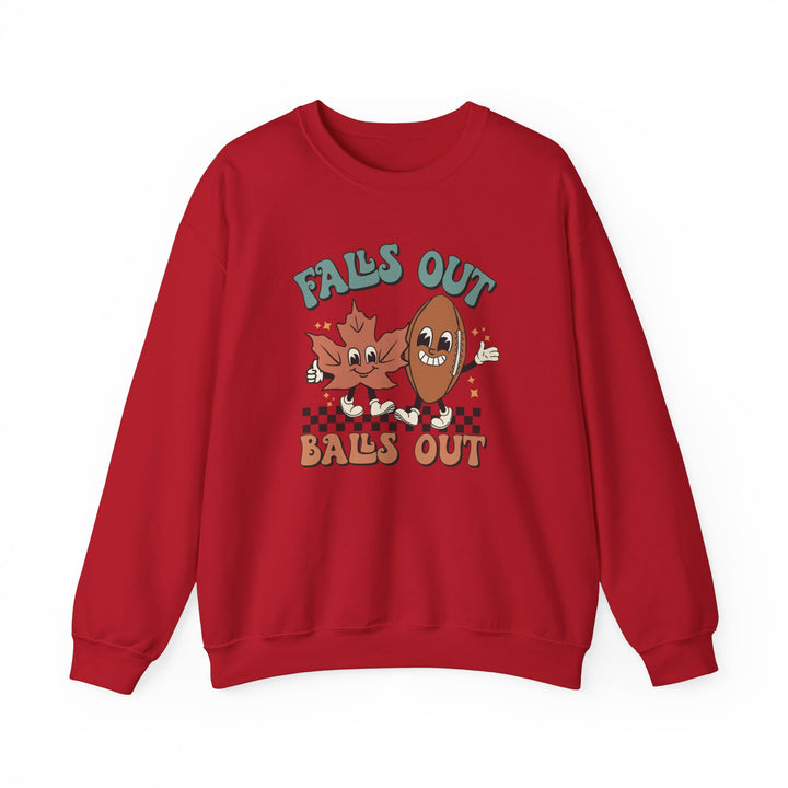 Falls Out Balls Out - Unisex Heavy Blend™ Crewneck Sweatshirt