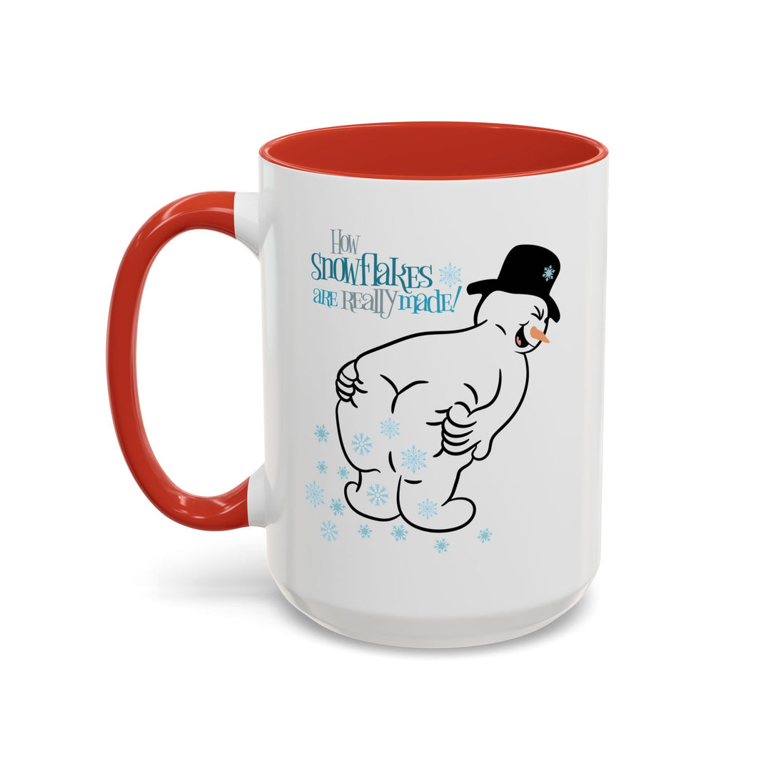 How Snowflakes Are Made - Accent Coffee Mug (11, 15oz)