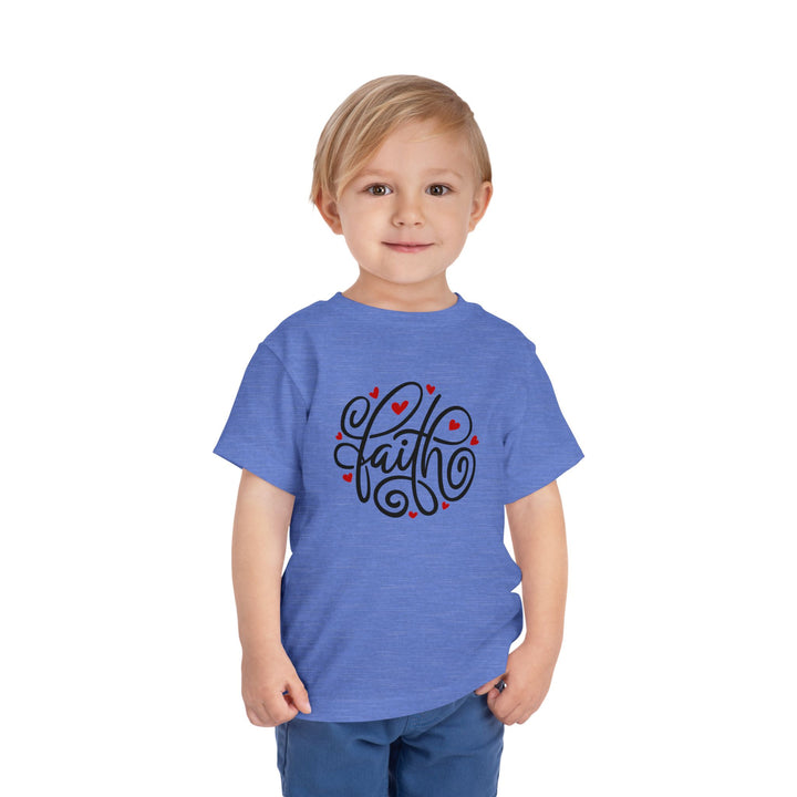 Faith Hearts - Toddler Short Sleeve Tee