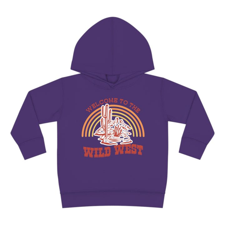 Wild West - Toddler Pullover Fleece Hoodie