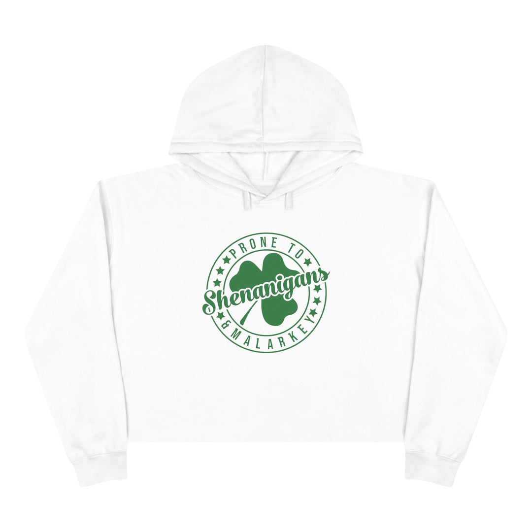 Shenanigans & Malarky - Crop Hoodie