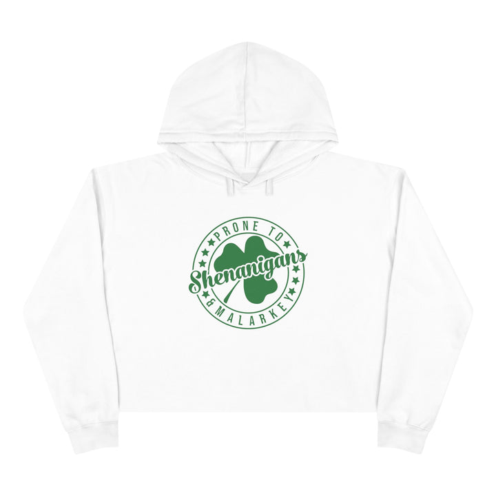 Shenanigans & Malarky - Crop Hoodie
