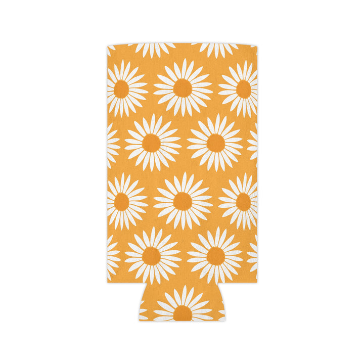 Yellow Sunflower Pattern - Can Cooler
