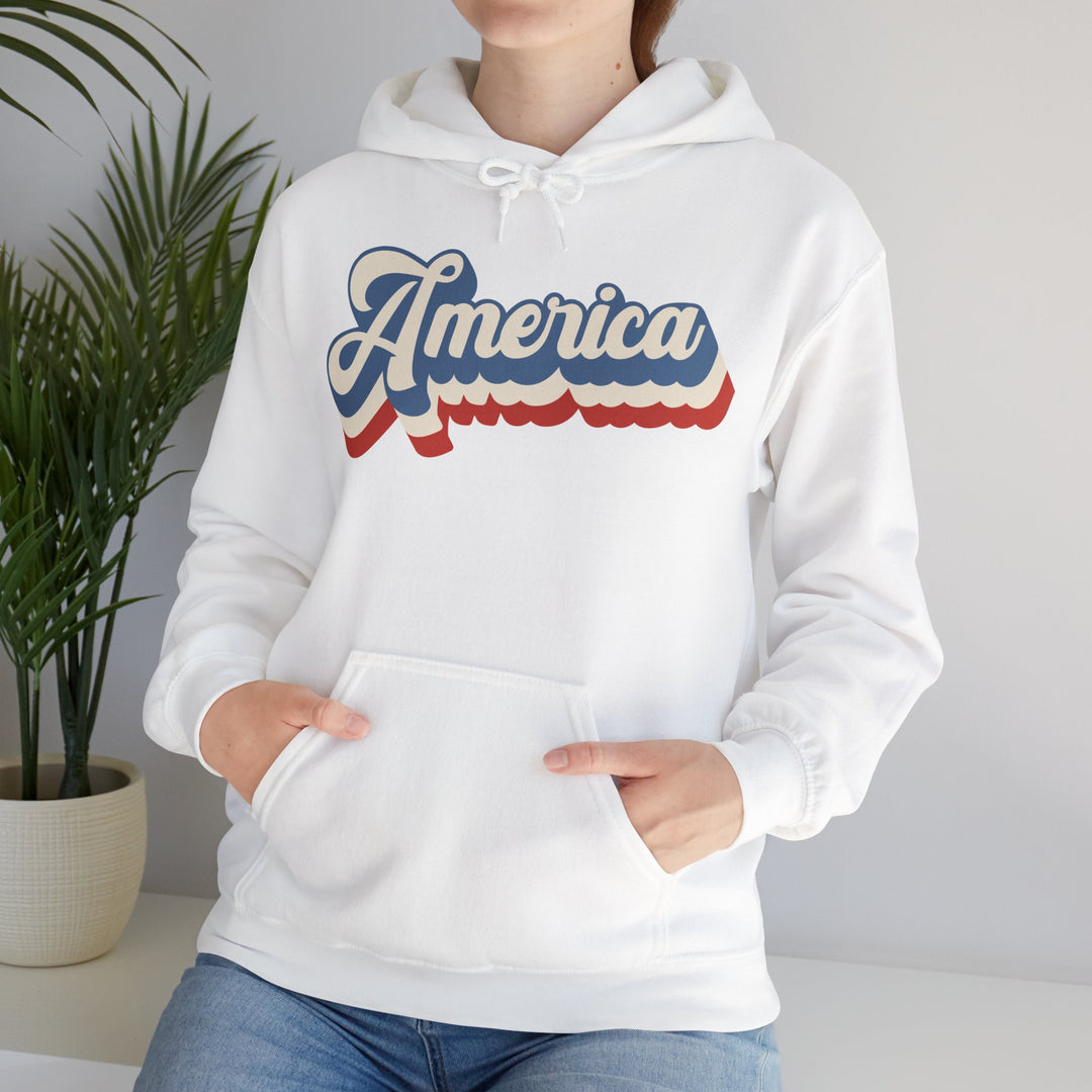 Retro America - Unisex Heavy Blend™ Hooded Sweatshirt