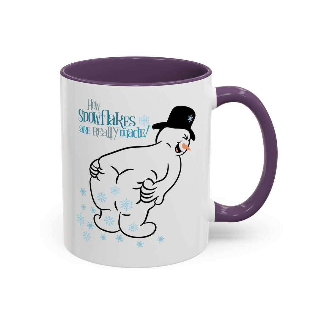 How Snowflakes Are Made - Accent Coffee Mug (11, 15oz)