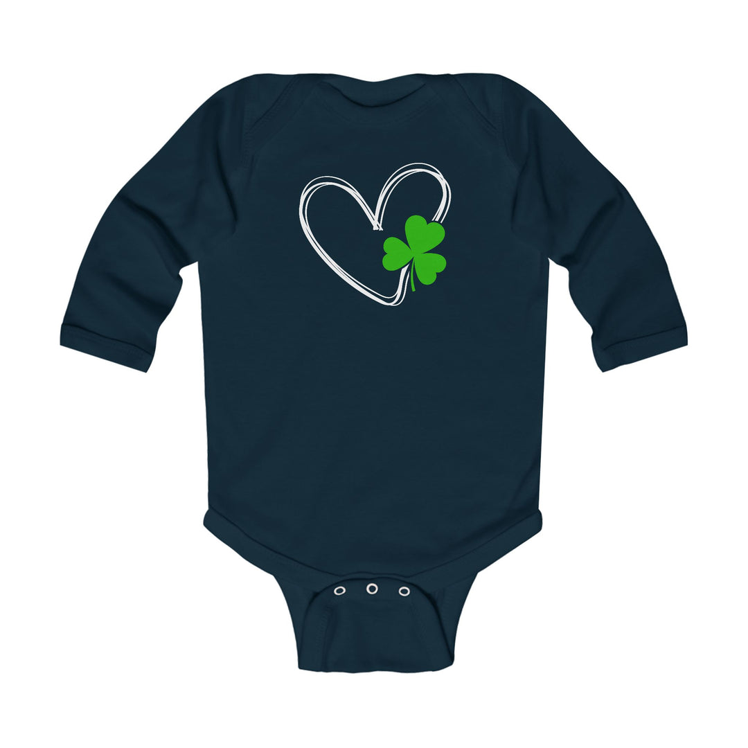 Heart & Clover - Infant Long Sleeve Bodysuit