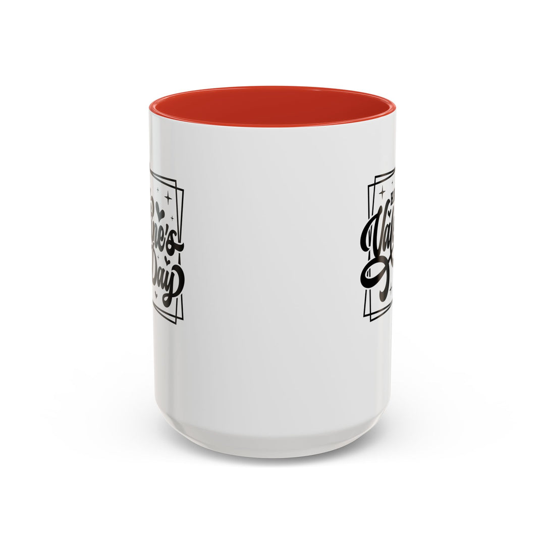 Happy Valentine's Day W/Hearts - Accent Coffee Mug (11, 15oz)