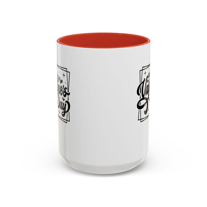 Happy Valentine's Day W/Hearts - Accent Coffee Mug (11, 15oz)