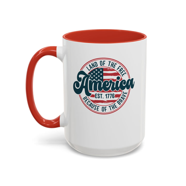 America 1776 - Accent Coffee Mug (11, 15oz)