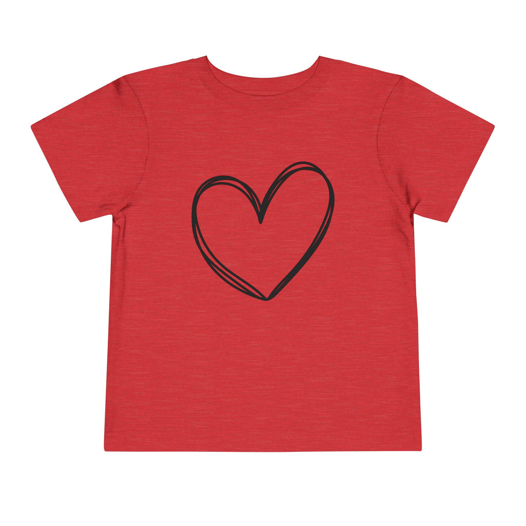 Heart - Toddler Short Sleeve Tee